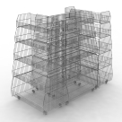 Wire Stacking Basket Display